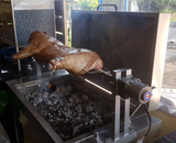 BQ21: Deluxe 50kg Rotisserie Charcoal Grill
