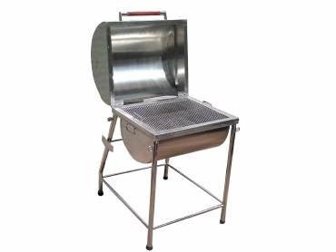 BQ07: Char-Master Stainless Steel Charcoal BBQ Grill