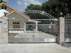 QuikFire GT01 custom stainless steel exterior gate