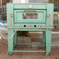 QuikFire OV04 3-burner stainless steel bread oven
