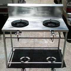QuikFire ST01 2-burner high-pressure stainless steel gas stove Thailand