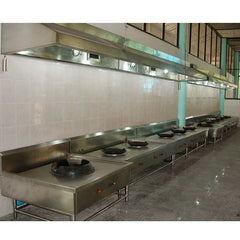 QuikFire ST09 high-pressure stainless steel gas stove with hood and exhaust Thailand