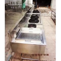 QuikFire ST10 stainless steel commercial noodle cooker and griddle Thailand