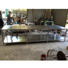 QuikFire WT03 commercial stainless steel work table