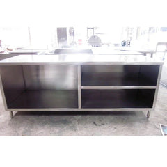 QuikFire WT05 stainless steel work table with storage